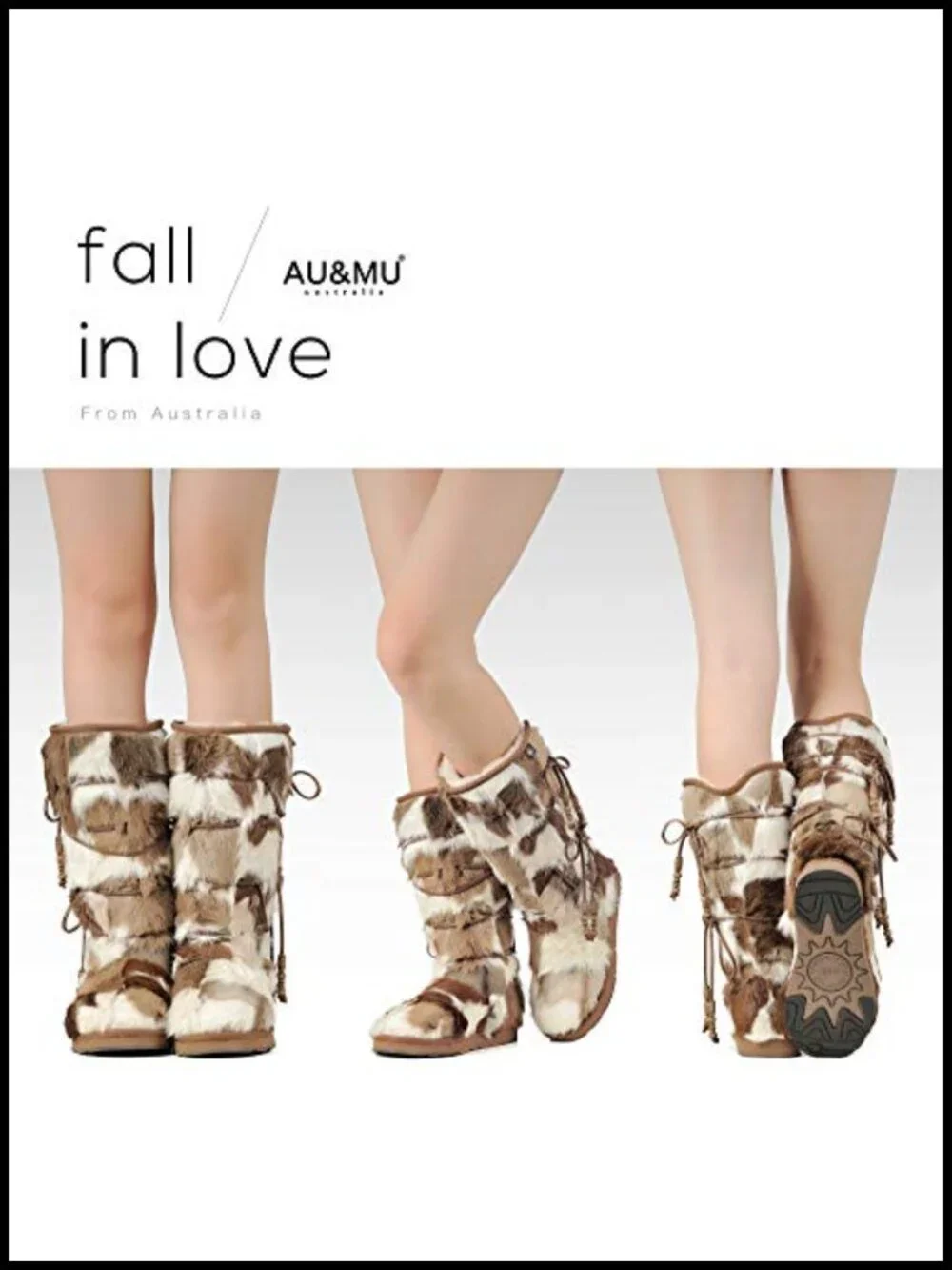 Comfort Suede Fur Shearling Knee High Winter Snow Boots